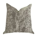 thumbnail image 1 of Plutus 20" x 20" Garden Breeze Luxury Throw Pillow in Gray and Beige Colors, 1 of 3