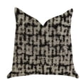 thumbnail image 1 of Plutus Modish Millie Pillow in Black and Beige Tones  20"L x20"W, 1 of 3