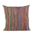 thumbnail image 1 of Plutus Brands Multi-Color Plutus Red Sea Stripe Luxury Throw Pillow 20 in x 20in, Double Sided 20" x 20", 1 of 9