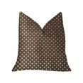 thumbnail image 1 of Plutus 20" x 26" Aliza Luxury Throw Pillow in Gold and Gray, 1 of 3