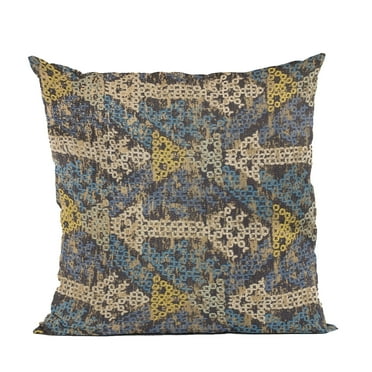 Plutus 20" x 26" Arrows Stripe Luxury Throw Pillow in Blue