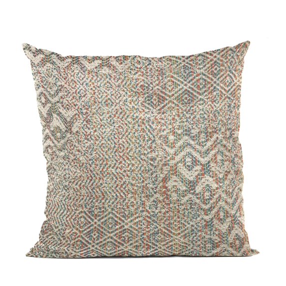 Plutus Brands Multi-Color Plutus Fave Abstract Luxury Throw Pillow 20 in x 26in, Double Sided 20" x 26" Standard