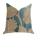 thumbnail image 1 of Plutus 20" x 26" Golden Arabella Vine Luxury Throw Pillow in Green and Gold, 1 of 3