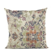 Plutus 20" x 26" Mayan Damask Luxury Throw Pillow in Multi-Color