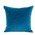 thumbnail image 1 of Plutus 20" x 30" Aqua Dulce Handmade Luxury Pillow in Teal, 1 of 3