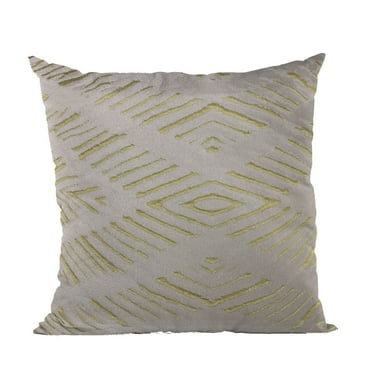 Plutus 20" x 30" Hypno Abstract Luxury Throw Pillow in Yellow