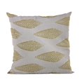 thumbnail image 1 of Plutus Brands Green, Beige Plutus Large Leafs Floral Luxury Throw Pillow 20 in x 30in, Double Sided 20" x 30" Queen, 1 of 2