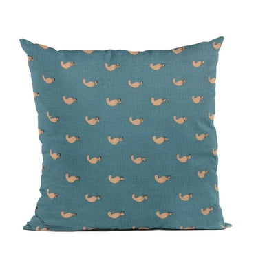 Plutus 20" x 36" Beaded Motif Luxury Throw Pillow in Blue
