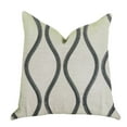 thumbnail image 1 of Plutus Bella Curve Green and Beige Luxury Throw Pillow 20"L x36"W, 1 of 3