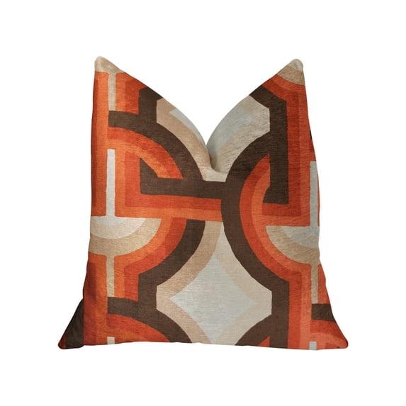 Plutus 20" x 36" Delightful Chain Luxury Throw Pillow in Multicolor