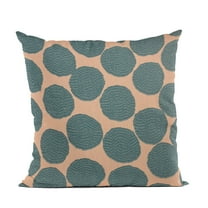 Plutus 20" x 36" Dots Luxury Throw Pillow in Blue