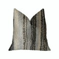 thumbnail image 1 of Plutus Grey Horizon Blue and Gray Luxury Throw Pillow 20"L x36"W, 1 of 3