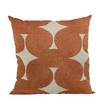 Plutus 20" x 36" Maze Dot Luxury Throw Pillow in Red