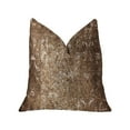 thumbnail image 1 of Plutus Chestnut Crush Brown Luxury Throw Pillow 22"L x22"W, 1 of 3