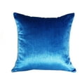 thumbnail image 1 of Plutus 22" x 22" Electric Azure Handmade Luxury Pillow in Blue, 1 of 3