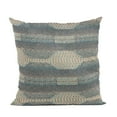 thumbnail image 1 of Plutus Brands Blue Lake Stripe Luxury Throw Pillow-Size:22" x 22", 1 of 9