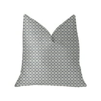 Plutus 22" x 22" Object Lens Luxury Throw Pillow in Blue and Beige