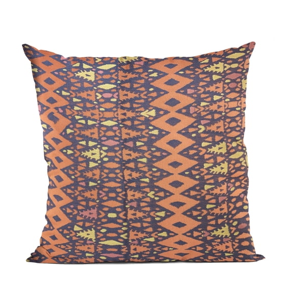 Plutus Brands Multi-Color Plutus Parade Abstract Luxury Throw Pillow 22 in x 22in, Double Sided 22" x 22"