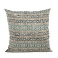 thumbnail image 1 of Plutus Brands Blue Mayan Stripe Luxury Throw Pillow-Size:24" x 24", 1 of 8