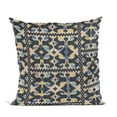 thumbnail image 1 of Plutus Brands Blue Morocco Damask Luxury Throw Pillow-Size:24" x 24", 1 of 9