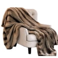 thumbnail image 1 of Plutus Sheared Faux Chinchilla Luxury Throw Throw 36W x 60L, 1 of 2