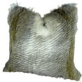 thumbnail image 1 of Plutus Alaskan Hawk Handmade Double Sided Throw Pillow - White & Gray Beige - 12 x 25 in., 1 of 4