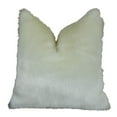 thumbnail image 1 of Plutus Arctic Fox Handmade Throw Pillow-Color:White/Ivory,Size:24" x 24", 1 of 3