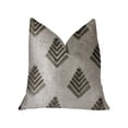 thumbnail image 1 of Plutus Aspen Mist Blue and Beige Luxury Throw Pillow 20"L x30"W, 1 of 3