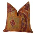 thumbnail image 1 of Plutus Bear Canyon Ikat Handmade Throw Pillow, (20" x 26" Standard), 1 of 4