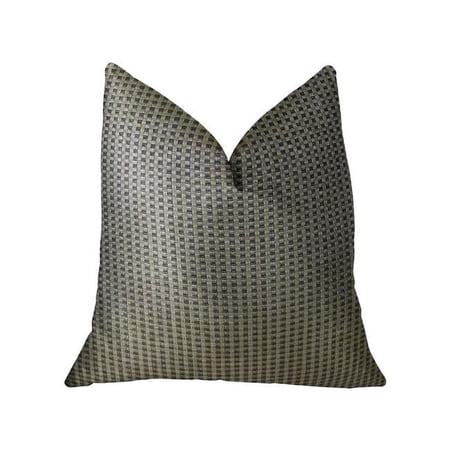 Plutus Bellevue Brown Handmade Luxury Pillow - 24 x 24 in.