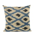 thumbnail image 1 of Plutus Brands Blue Plutus Color Stitched Dot Luxury Throw Pillow 22 in x 22in, Double Sided 22" x 22", 1 of 9