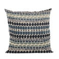 thumbnail image 1 of Plutus Brands Blue Plutus Harmony Border Luxury Throw Pillow 22 in x 22in, Double Sided 22" x 22", 1 of 8
