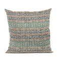 thumbnail image 1 of Plutus Brands Blue Lined Stripe Luxury Throw Pillow-Size:20" x 26", 1 of 9