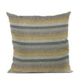 thumbnail image 1 of Plutus Brands Blue Plutus Tracks Stripe Luxury Throw Pillow 20 in x 36in, Double Sided 20" x 36" King, 1 of 2