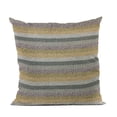 thumbnail image 1 of Plutus Brands Blue Tracks Stripe Luxury Throw Pillow-Size:24" x 24", 1 of 9