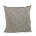 thumbnail image 1 of Plutus Brands Blue Plutus Triangle Chevron Luxury Throw Pillow 20 in x 30in, Double Sided 20" x 30" Queen, 1 of 9