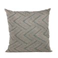 thumbnail image 1 of Plutus Brands Blue Plutus Triangles Abstract Luxury Throw Pillow 20 in x 26in, Double Sided 20" x 26" Standard, 1 of 2