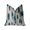 thumbnail image 1 of Plutus Bosky Willow Blue and White Luxury Throw Pillow 20"L x20"W, 1 of 3