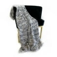 thumbnail image 1 of Plutus Brands  108 x 90 in. Wild Rabbit Faux Fur Luxury Throw Blanket, Silver, 1 of 1