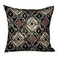 thumbnail image 1 of Plutus Brands  12 x 20 in. Daliah Ice Black Chevron Luxury Outdoor & Indoor Throw Pillow, 1 of 1