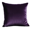 thumbnail image 1 of Plutus Plum Velvet Luxury Throw Pillow, 1 of 6