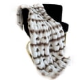 thumbnail image 1 of Plutus Creamy Fluffy Bunni Faux Fur Luxury Throw Blanket, 1 of 3
