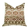 thumbnail image 1 of Plutus Brands Arabesque Shades of Brown Luxury Decorative Throw Pillow Double Sided 20" x 26" Standard, 1 of 3