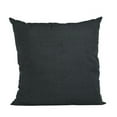thumbnail image 1 of Plutus Brands  Black Solid Shiny Velvet Luxury Throw Pillow - 12 x 20 in., 1 of 1