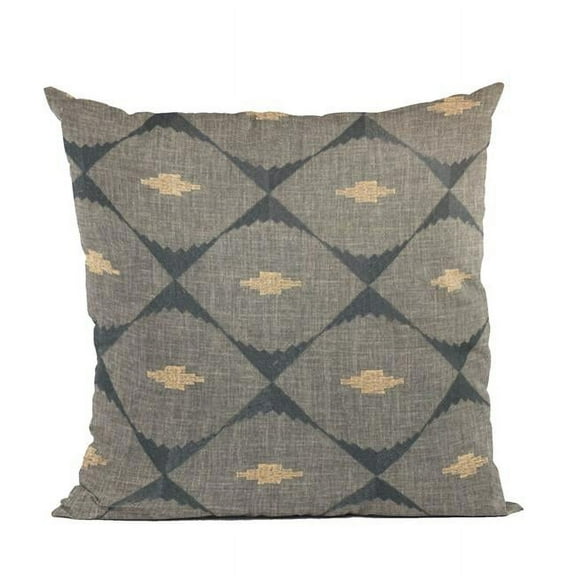 Plutus Brands Blue Cubes Diamond Luxury Throw Pillow - 20 x 36 in. King Size