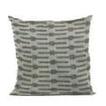 thumbnail image 1 of Plutus Brands Blue Plutus Needles Stripe Luxury Throw Pillow 12 in x 20in, Double Sided 12" x 20", 1 of 2