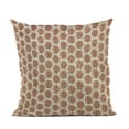 thumbnail image 1 of Plutus Brands Brown Plutus Eyelashes Dot Luxury Throw Pillow 12 in x 20in, Double Sided 12" x 20", 1 of 2