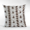 thumbnail image 1 of Plutus Creamy Fluffy Bunni Animal Faux Fur Luxury Throw Pillow - Double sided 26" x 26", 1 of 2