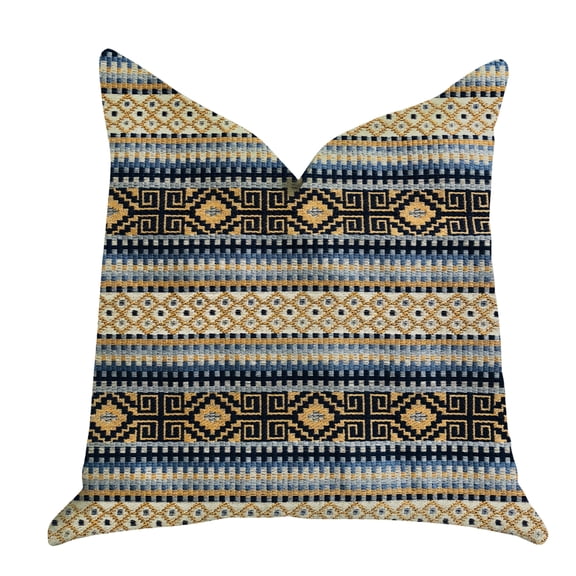 Plutus Brands Daphne Diamante Textured Luxury Throw Pillow Double Sided 12" x 25"