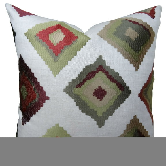 Plutus Brands Earth Native-Trail Handmade Linen Throw Pillow